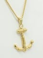 thumb 2018 Fashionable Anchor Sweater Necklace 0
