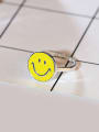 thumb Personalized Smiling Face Opening Ring 0