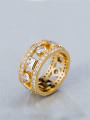 thumb Gold Plated Zircon band ring 1