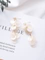 thumb Alloy With 18k Gold Plated Trendy Shell Charm Earrings 0
