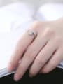 thumb Fashion Party Gift Silver Opening Ring 1