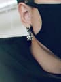 thumb Stainless Steel With Antique Silver Plated Vintage Skull Stud Earrings 1