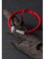 thumb 925 Sterling Silver With Antique Silver Plated and Ruyi  red rope Woven & Braided Bracelets 0