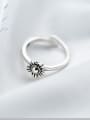 thumb Vintage Flower Shaped S925 Silver Open Design Ring 1