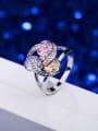 thumb Exquisite Colorful Zircons Ring 1