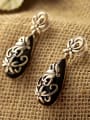 thumb Alloy Carved Flowers Water drop earring 3