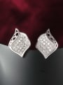 thumb Exquisite 18K Gold Plated Geometric 4A Zircon Stud Earrings 1