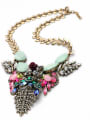 thumb Alloy Retro Leaves Sweater Necklace 1