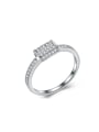 thumb New Design Rectangular Zircons Fashion Ring 0