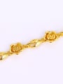 thumb Ethnic Flowery Women Gold Plated Bracelet 2