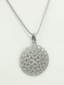 thumb Hollow Round Pendant Women Necklace 0