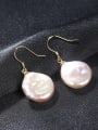 thumb Pure silver Baroque Pearl  special shaped Earrings 2