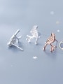 thumb 925 Sterling Silver With Silver Plated Cute Bird Stud Earrings 0