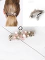 thumb Alloy With Platinum Plated Fashion Flower  Horsetail Clip 0
