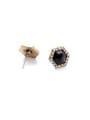 thumb Small Geometric Stones Alloy stud Earring 2