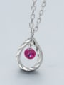 thumb Pink Water Drop Necklace 0