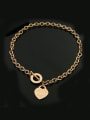 thumb Simple Fashion Heart Shaped Accessories  Titanium Bracelet 1