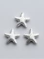 thumb 925 Sterling Silver With Silver Plated Personality Star Beads 0
