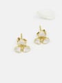 thumb Exquisite 16K Gold Plated leaf Design Earrings 0