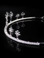 thumb Sparking Micro Pave Zircons Crown Shaped Fashion Hair Accessories 1