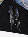 thumb Alloy With Gun Plated Vintage Artificial Pearl Tassel Earrings 1