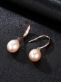 thumb Sterling Silver classic natural freshwater pearl earrings 0