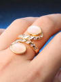 thumb Personalized Opal stones White Rhinestones Alloy Ring 1