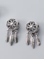 thumb 925 Sterling Silver With Antique Silver Plated Vintage Flower Charms 1