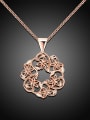 thumb Women Exquisite Six Flowers Shaped Necklace 3