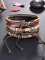 thumb Retro style Multi-layers Leather Bracelet 2