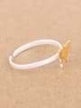 thumb Gold Plated Butterfly Opening Midi Ring 2