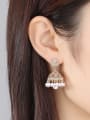 thumb Copper inlaid AAA cubic zirconia Statement Chandelier Earrings 1