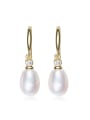 thumb Fashion Freshwater Pearl 925 Silver Earrings 0