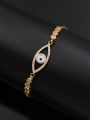 thumb Hollow Eye Shaped Bracelet 0