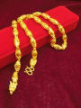 thumb Men Gold Plated Double Dragon Necklace 1