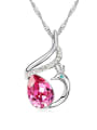 thumb Fashion Water Drop austrian Crystals Phoenix Alloy Necklace 3