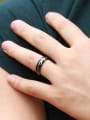 thumb Personalized Simple Gun Color Plated Men Ring 1