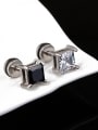thumb Stainless Steel With Fashion Square Stud Earrings 1