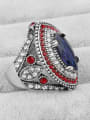 thumb Retro style Sapphire Resin Cubic Crystal 3