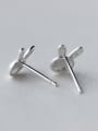 thumb S925 silver lovely small rabbit stud cuff earring 2