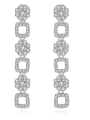 thumb Copper inlaid 3A zircon Style Long Fashion Earrings 0