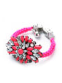 thumb Artificial Stones Colorful Woven Bracelet 2