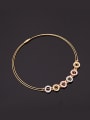 thumb Alloy Imitation-gold Plated Fashion Hollow Circles Three Pieces Jewelry Set 1