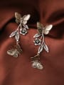 thumb Fresh and Lovely Butterfly Alloy Drop Earings 3