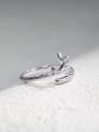 thumb Simple Tree Branch 925 Silver Opening Ring 0