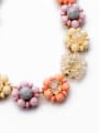 thumb Colorful Flower Exaggerate Necklace 1