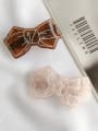 thumb Alloy With Cellulose Acetate Fashion Bowknot Barrettes & Clips 0
