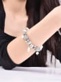 thumb Exquisite Flower Shaped Plastic Beads Bracelet 1