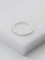 thumb Elegant Open Design Geometric Shaped S925 Silver Ring 0