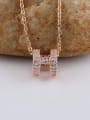 thumb Rose Gold Plated Color Zircon Quality and All-match Pendant 1